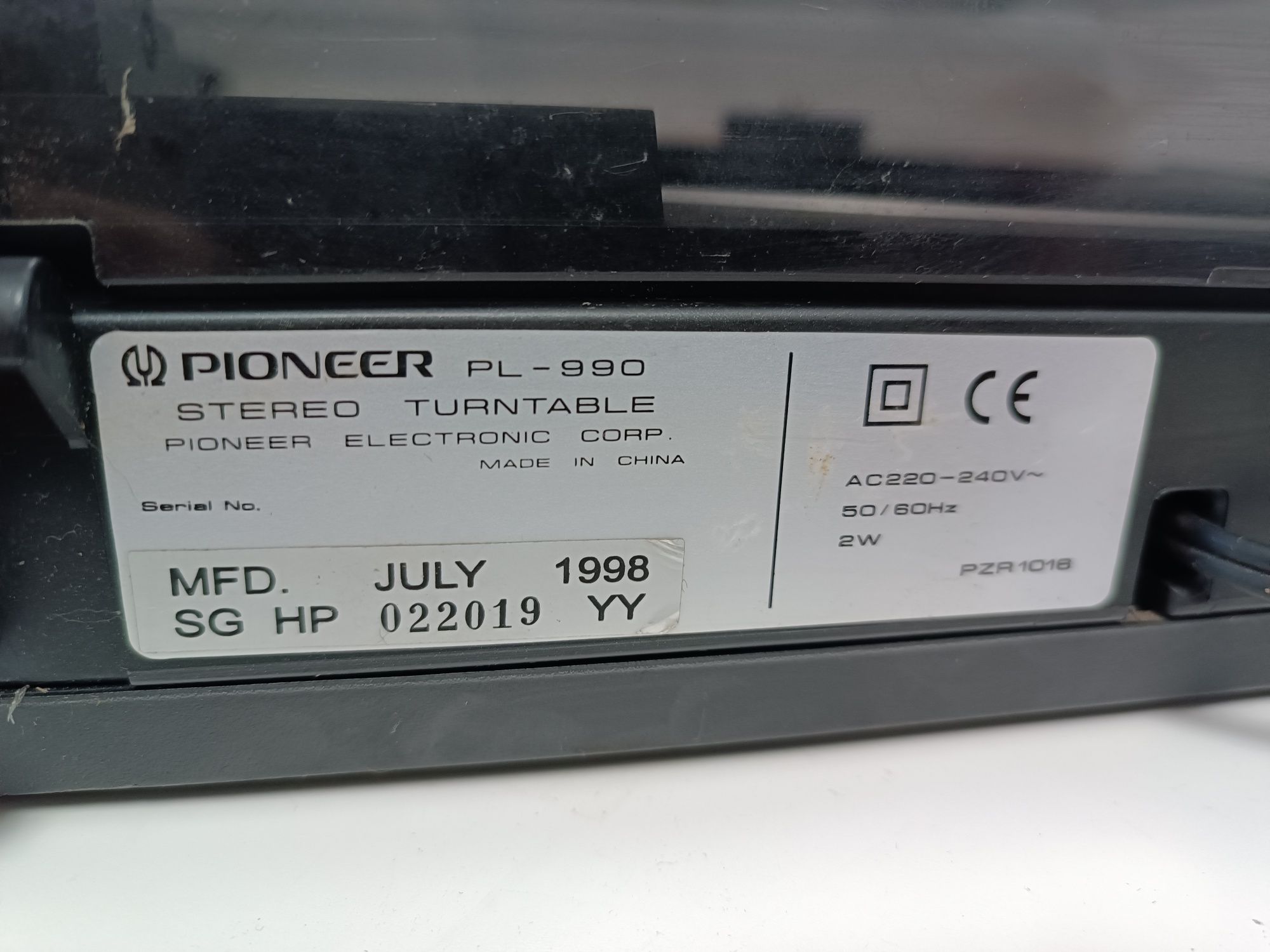 Pick up Pioneer PL 990