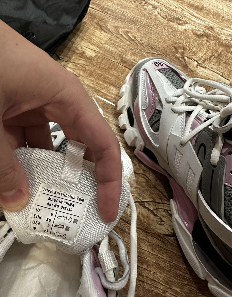 Balenciaga Track Roz Noi Originali 39