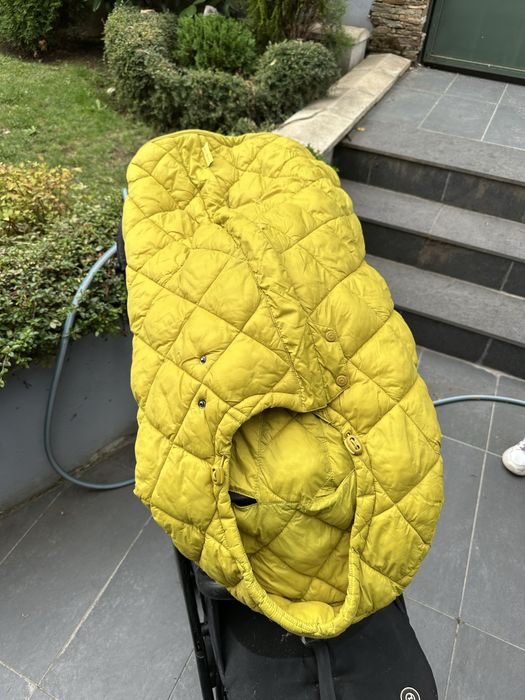 Бебешки вълнен човал за количка