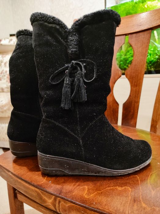 Продам натуралку сапоги замша