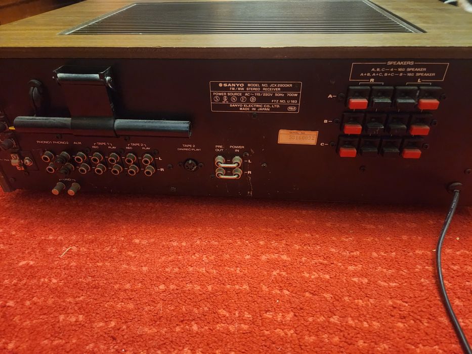 Amplituner/ amplificator Sanyo jcx 2900 kr