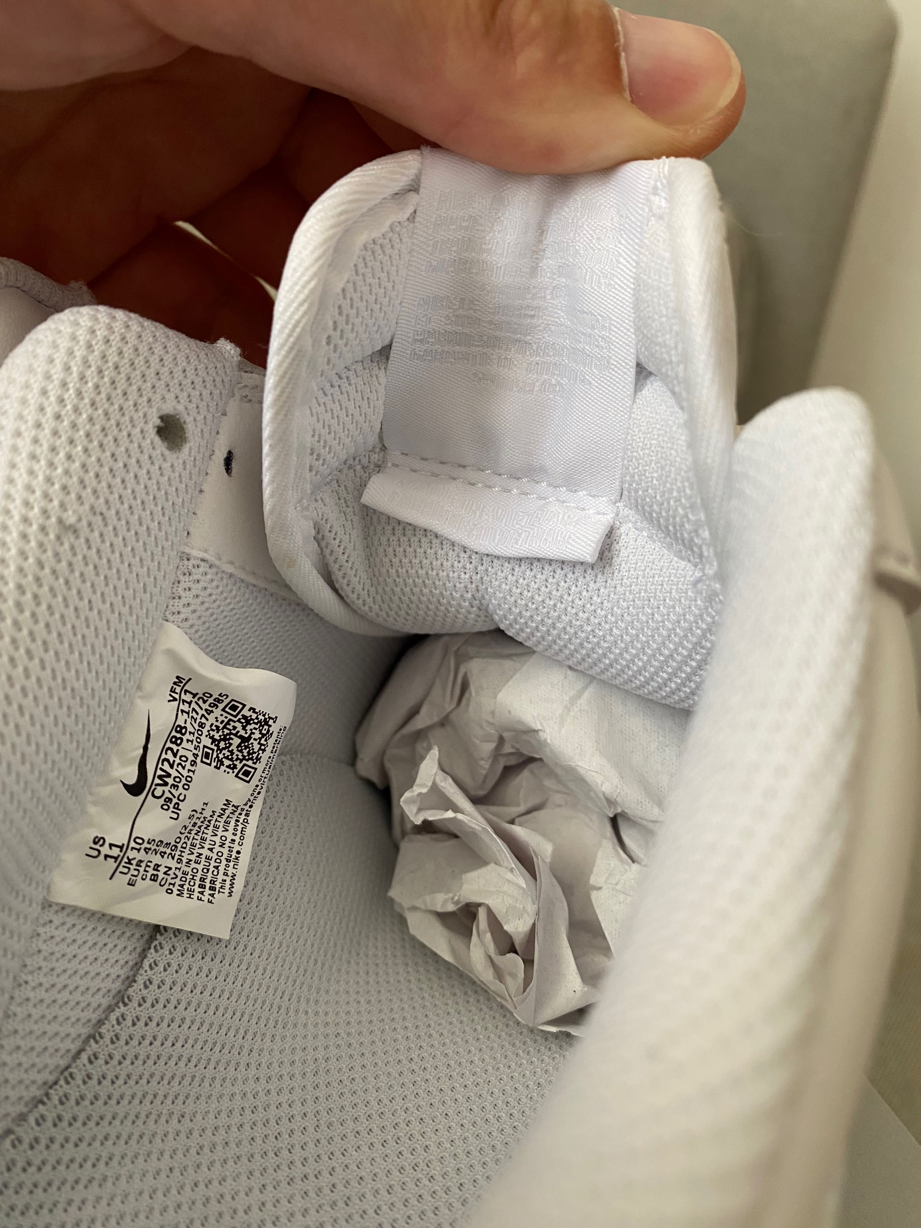 NIKE AIR FORCE 1 ‘07 white/white 45