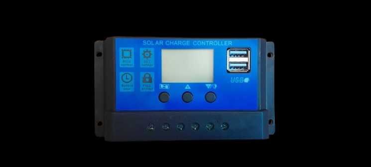 Quyosh panellari uchun kontroller. 30A, 12V / 24V.