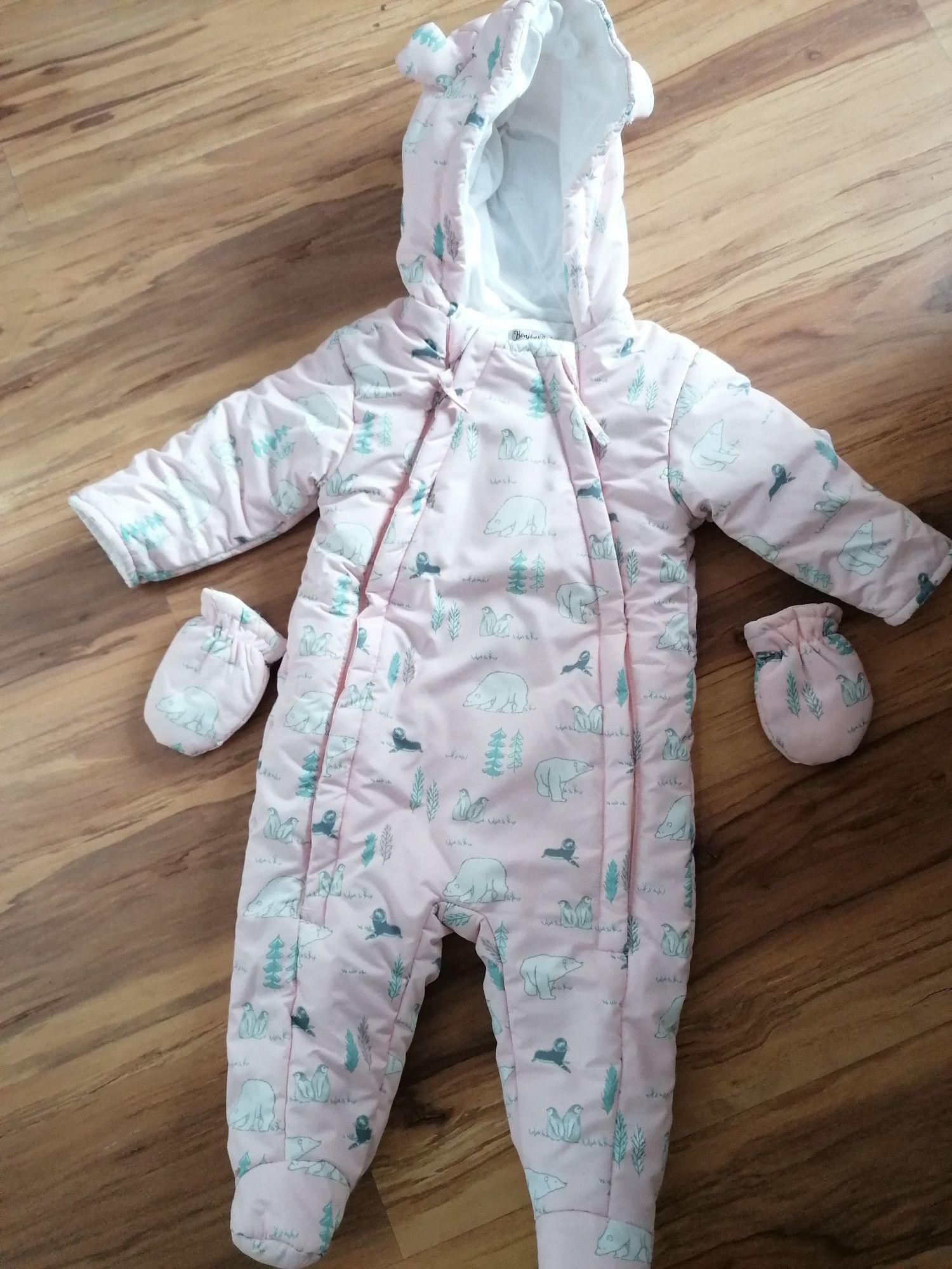 Бебешки ескимос за момиче 3-6м