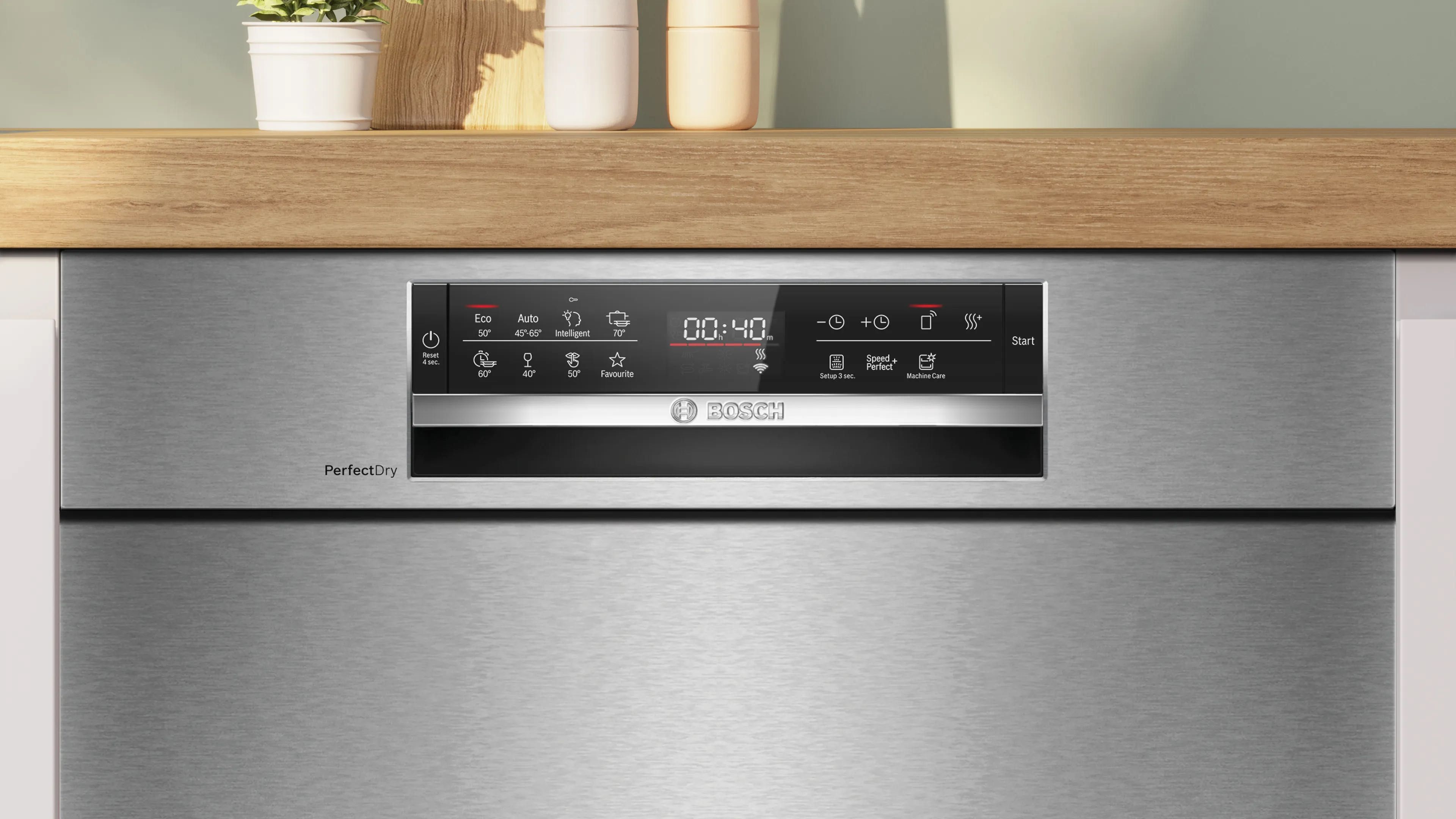 Съдомиялна за вграждане под плот BOSCH Серия 6 SMU6ZCS16E, Зеолит