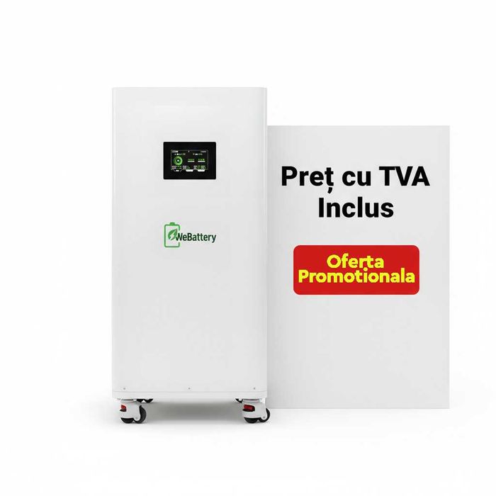 Acumulator Baterie Webattery 16.1kWh, fotovoltaic, solar, panouri, TVA