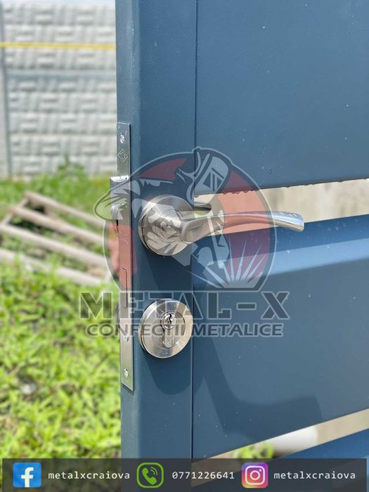 Porti, garduri finisaje premium vopsit electrostatic