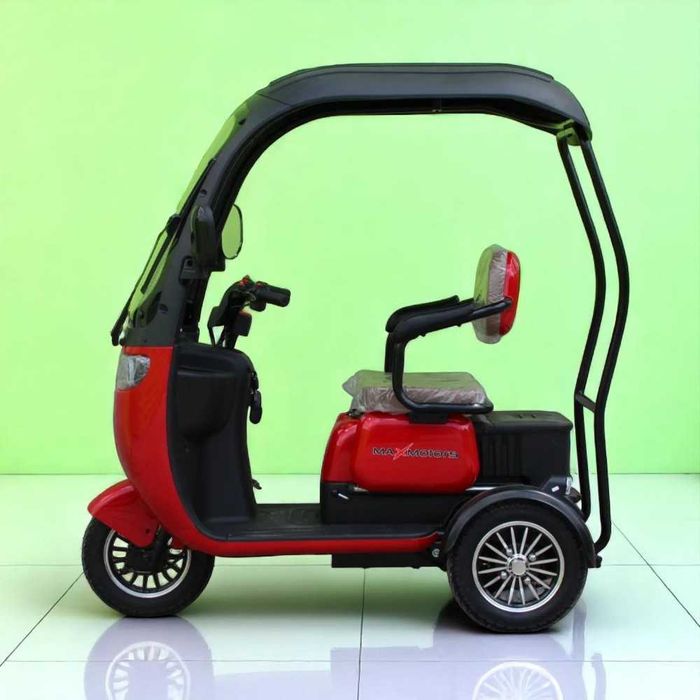 Електрическа Триколка с покрив  MaxMotors Apple X3 1800W - RED
