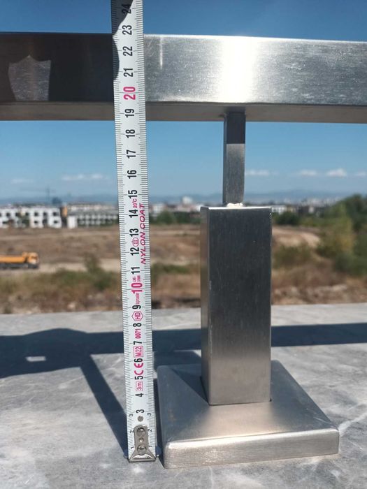 Иноксов парапет 40х40мм