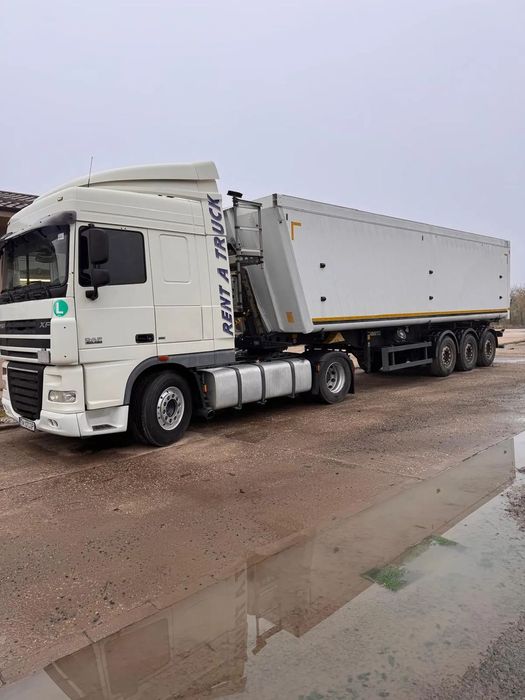 DAF XF105.460 DAF XF105.460 2013 + Semiremorcă Schmitz 2014 – 653.000 km reali