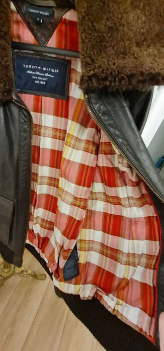 Geaca piele Tommy Hilfiger M