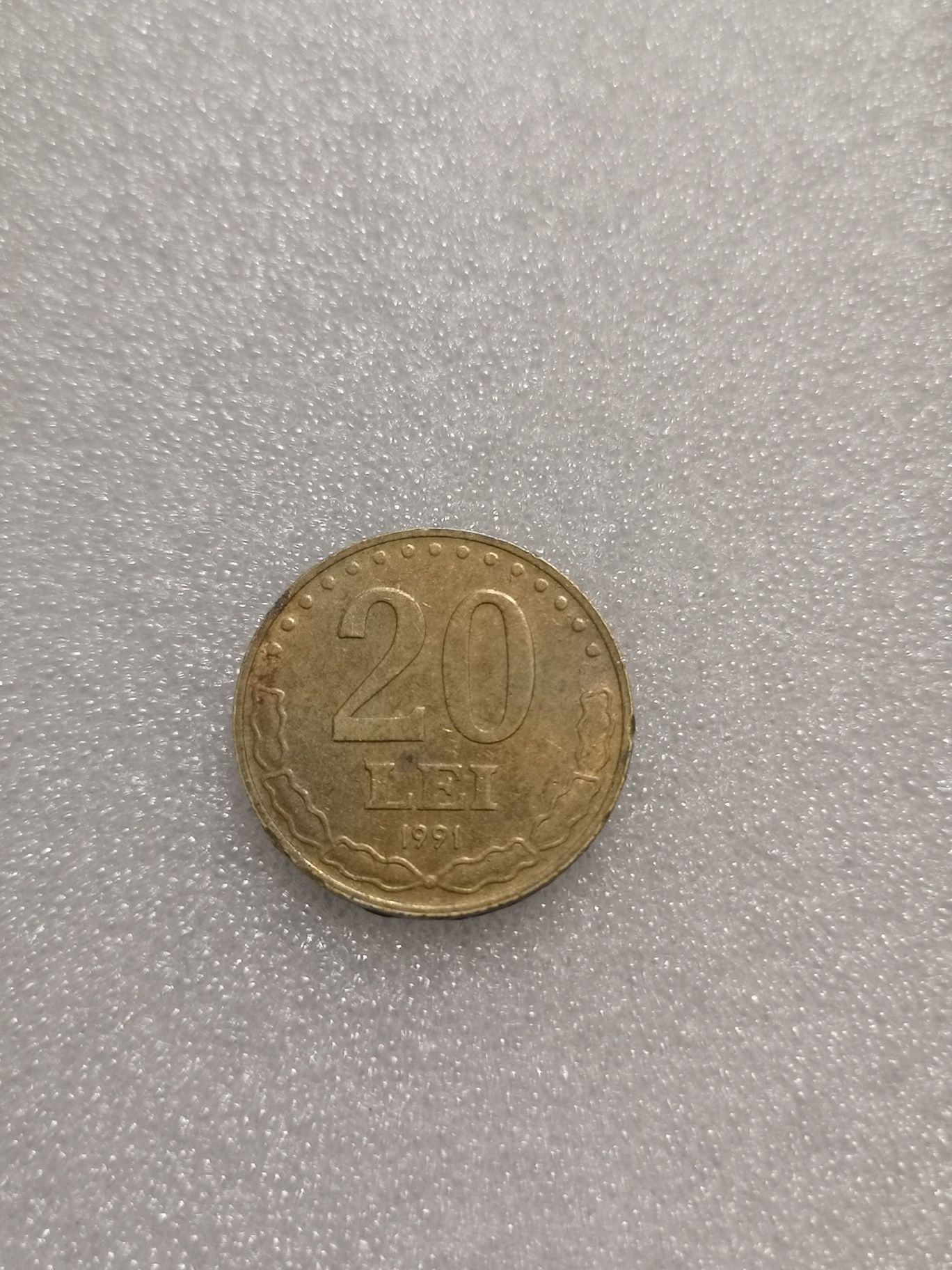 Moneda 20 lei Ștefan cel Mare 1991