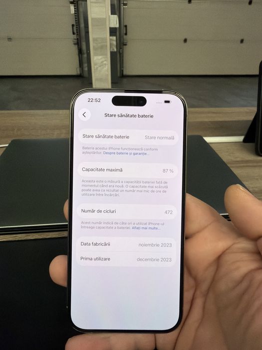 Iphone 15 PRO impecabil functionare/aspect 10/10
