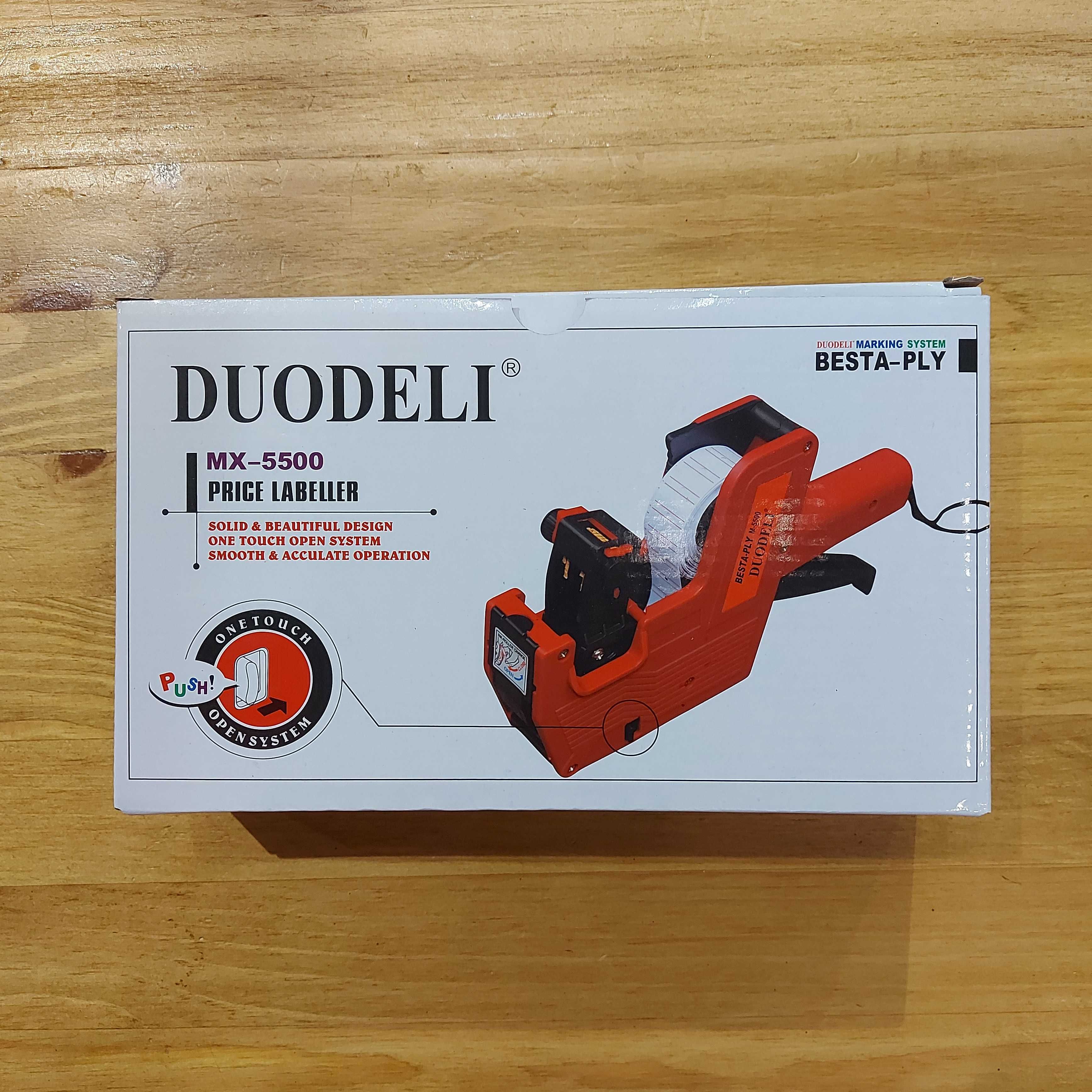 Этикет-пистолет для ценников Duodeli MX-5500, 21*12 мм, ручной.