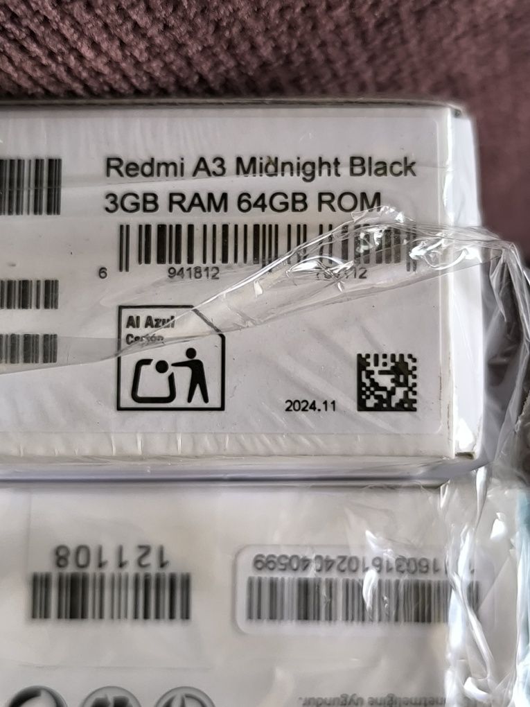 Xiaomi Redmi A3, 3GB RAM, 64GB, 4G, Black