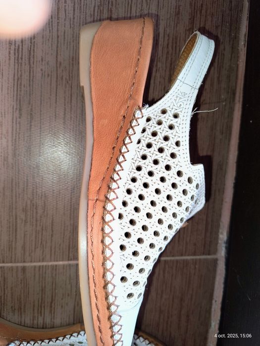 Sandale piele int/ext cusute 24 cm m.37