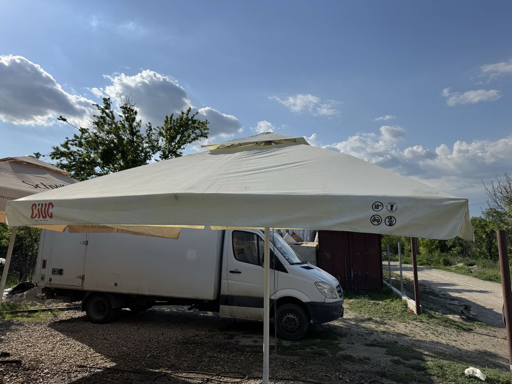 Prelata umbrela gradina , calota , capison