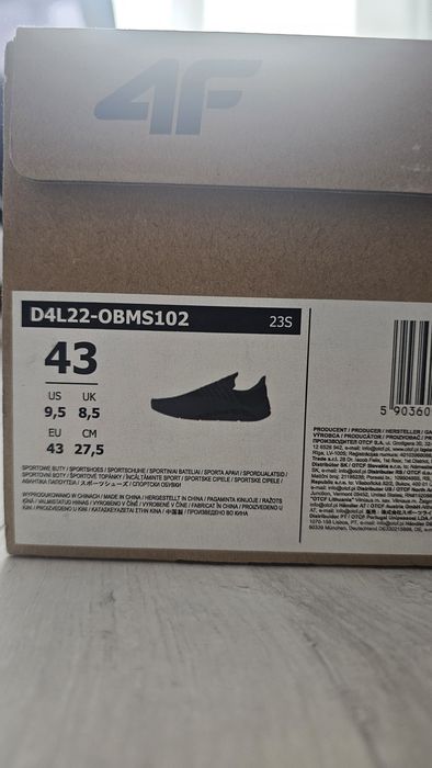 4F model Gecko D4L22-OBMS102, mărimea 43 EU