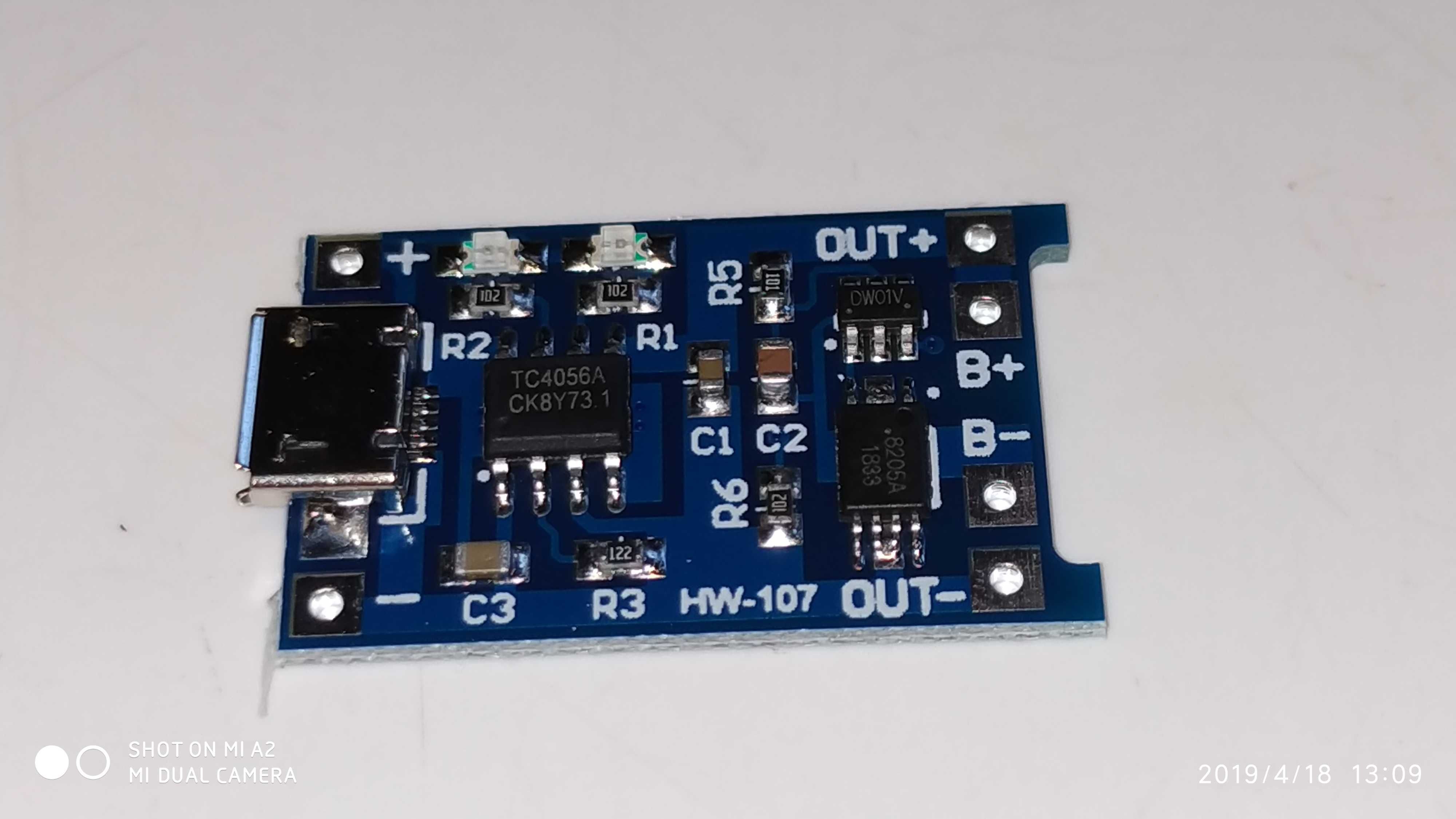 Модул за зареждане на литиеви батерии с USB_Type-C и Micro