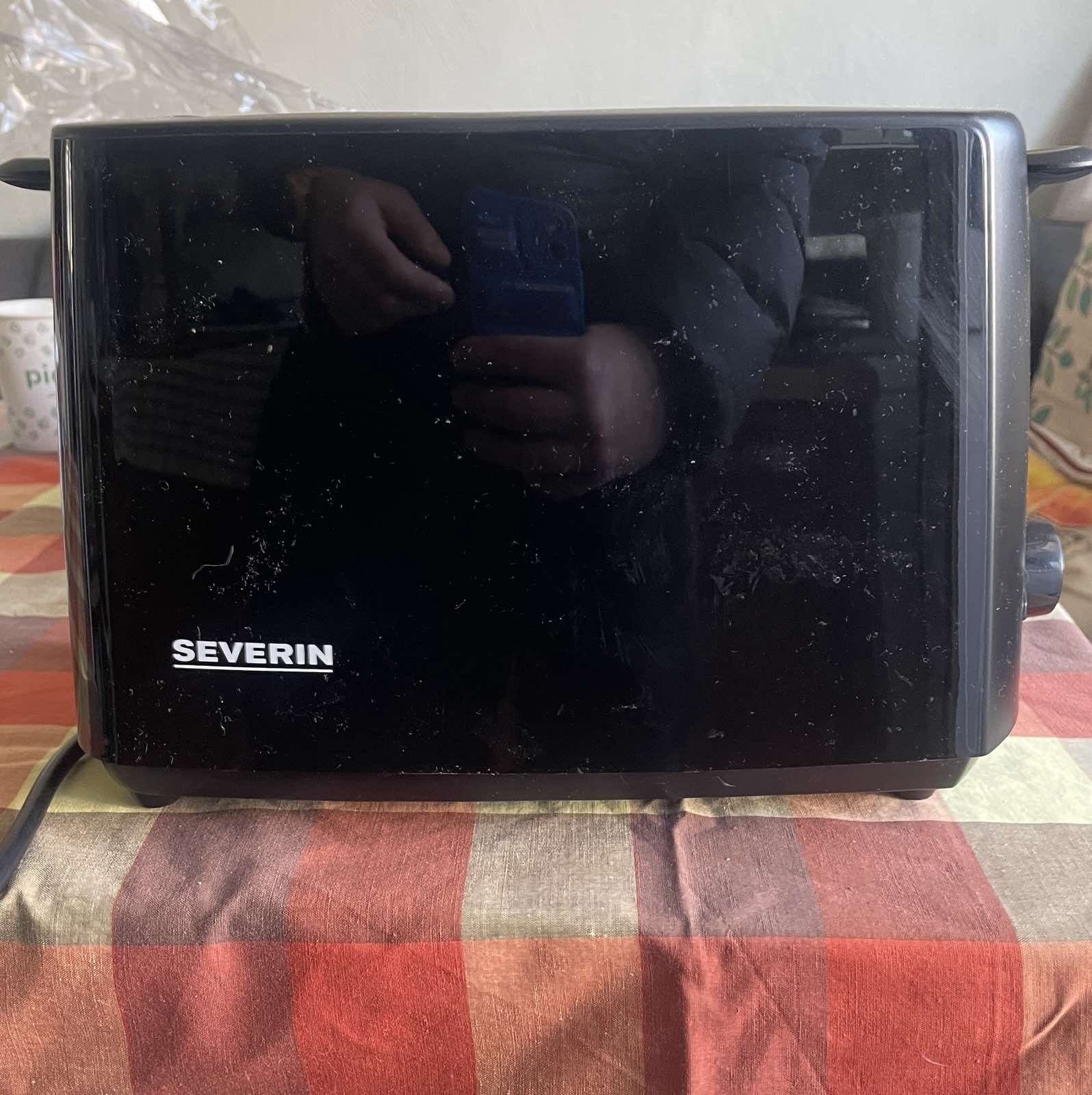 Тостер, Severin, Метален, 700 W, Черен