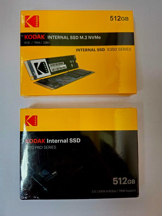 SSD M2,Kodak 512Gb+SSD 2.5"Kodak 512 Gb=250 ron,Laptop ,Ps5,Destop,Nou