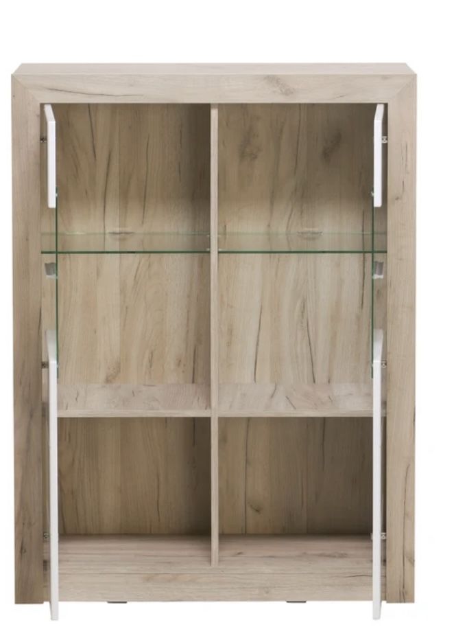 Vitrina/ comoda  living cu oglinda/semineu