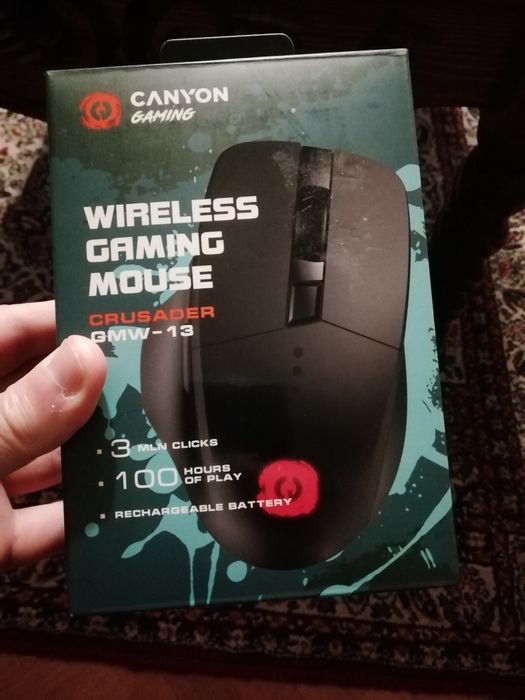Нова безжична гейминг мишка Canyon gaming wireless