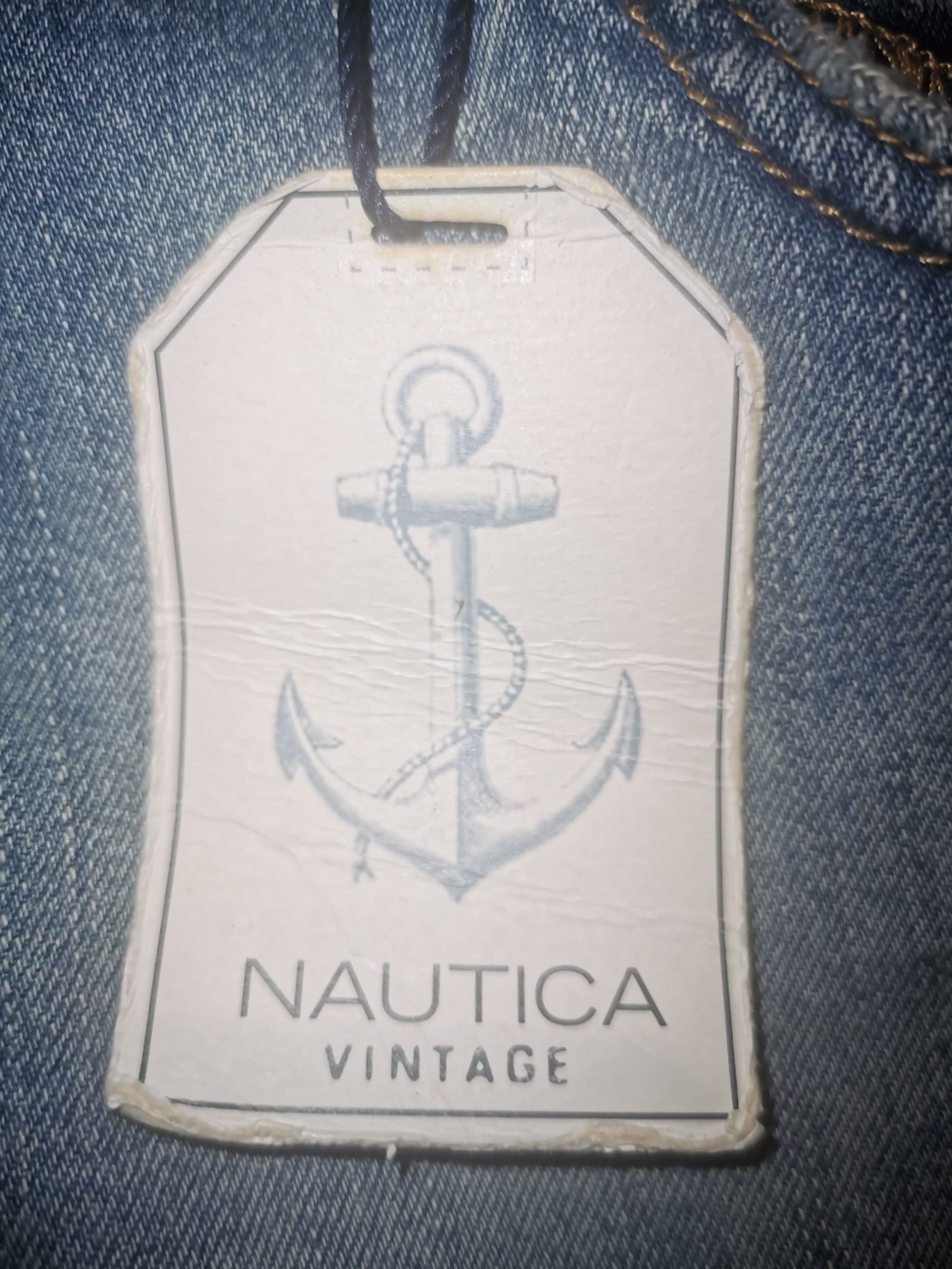 Blugi Nautica, vintage, noi, regular, bumbac, W44x34 (114 cm. talie)