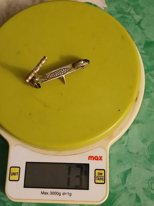 Trotineta miniatura argint