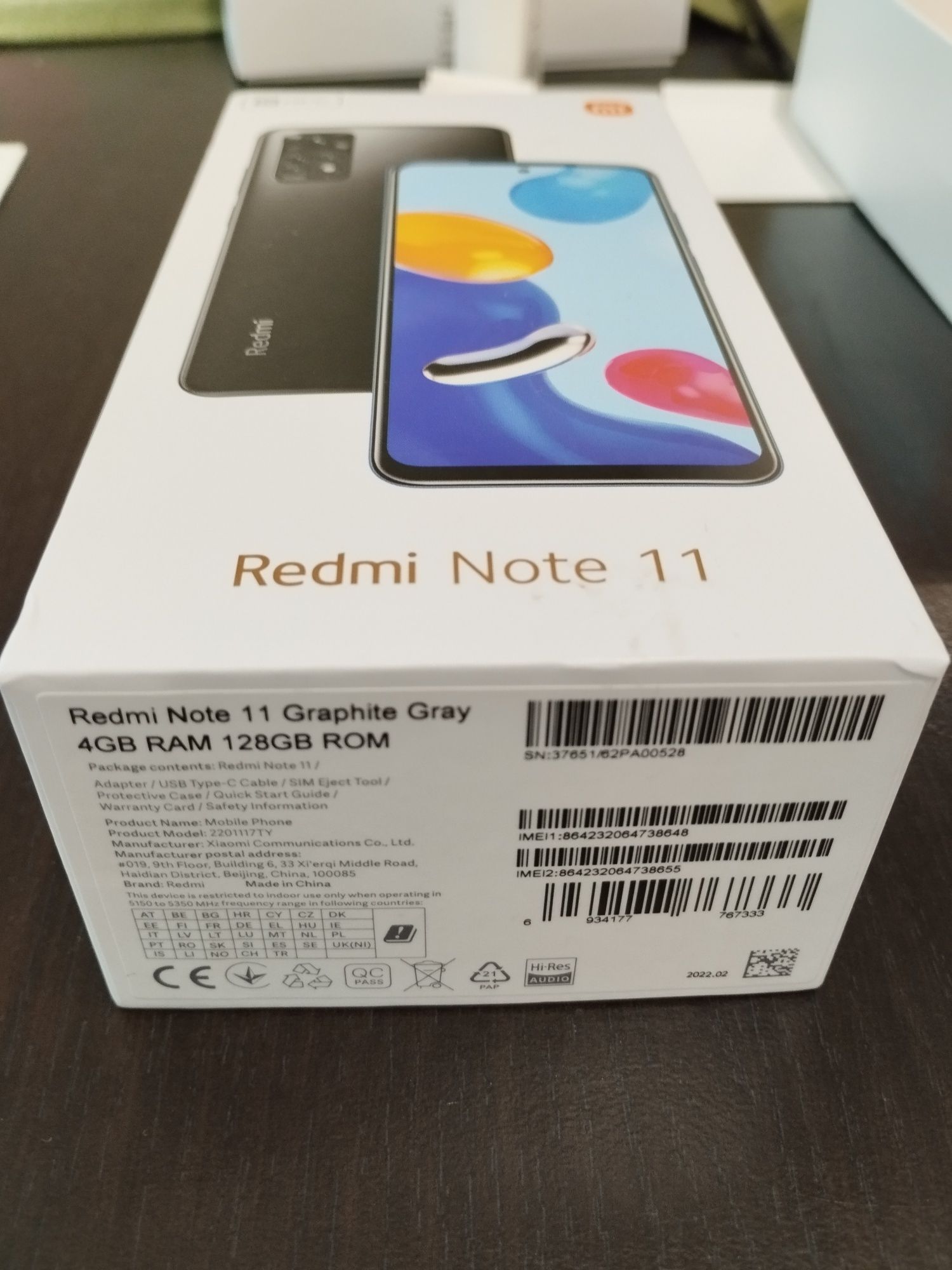 Xiaomi Redmi 11 БЕЗУПРЕЧНО СЪСТОЯНИЕ Цвят сив