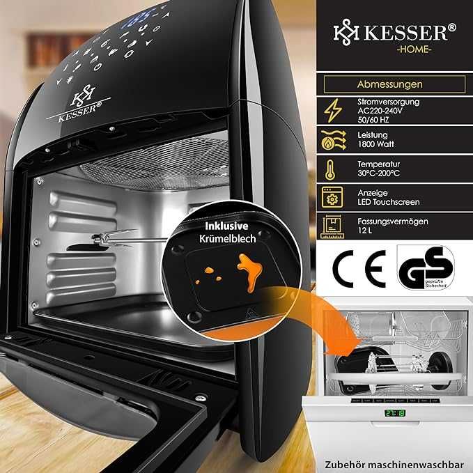 KESSER® XXL Airfryer 9в1 фритюрник с горещ въздух