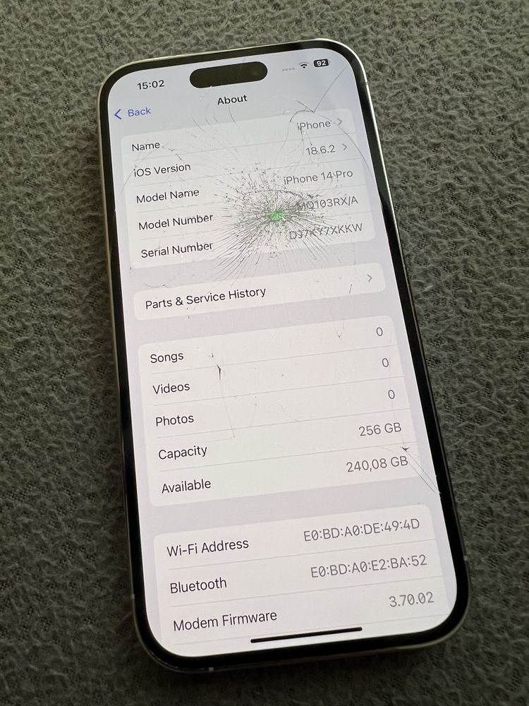Iphone 14 Pro White 256GB
