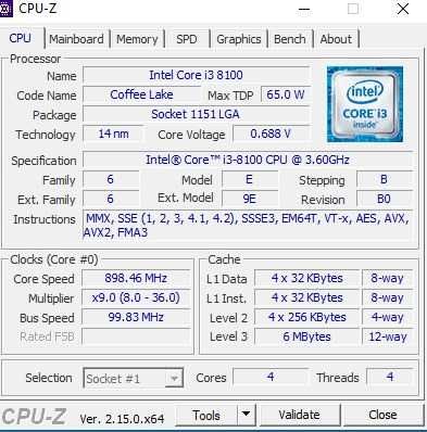 Продаю компьютер I38100 GTX 1050 TI