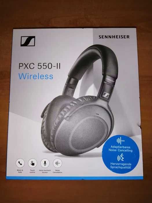 Безжични слушалки Sennheiser - PXC 550-II, ANC, черни