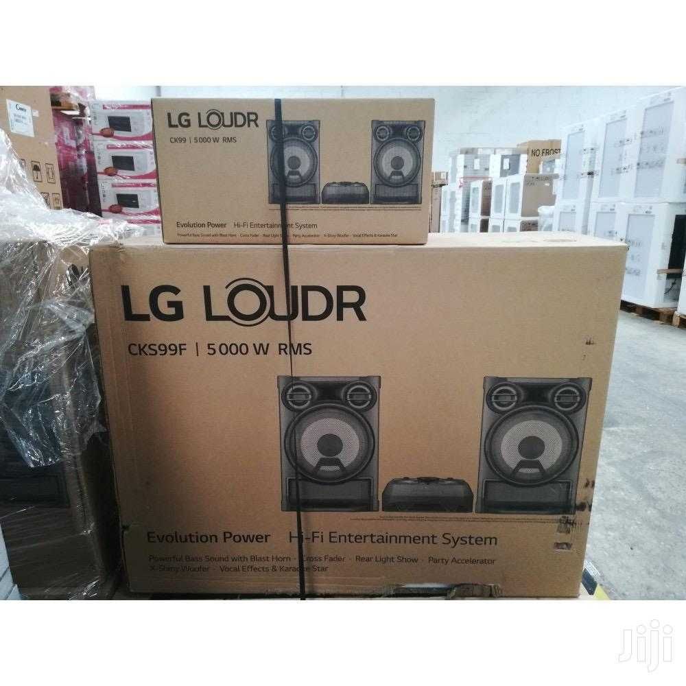 LG XBOOM Music System 3500W, DJ App, USB, DVD, CD, FM Radio, Karaoke