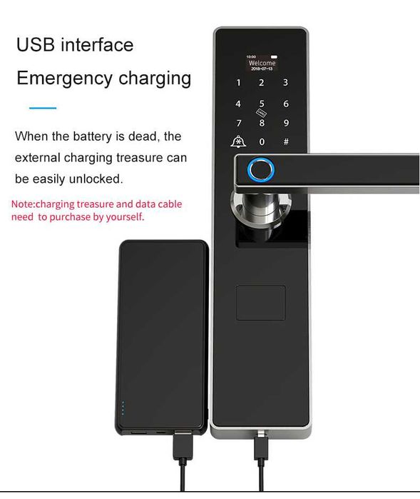 Yala smart / incuietoare inteligenta / D2 smart lock TUYA