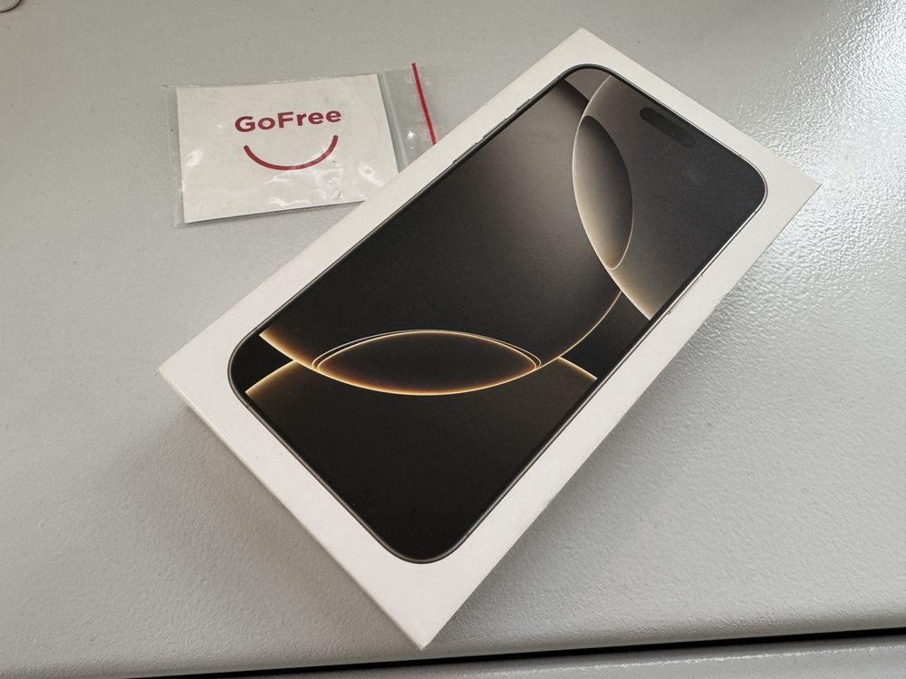 iPhone 16 Pro Max 256Gb Natural Titanium Sigilat GoFree