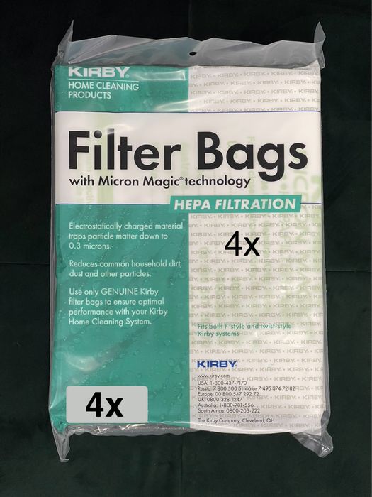 4buc. saci aspirator Kirby Micron Magic Hepa Plus
