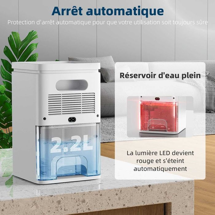 Преносим Влагоуловител Влагоабсорбатор , Против мухъл , Тих, НОВ