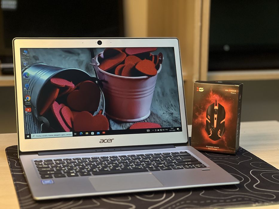 Тонкий/Легкий ноутбук Acer Swift! RAM-8gb | SSD | 4 ядра || Гарантия!