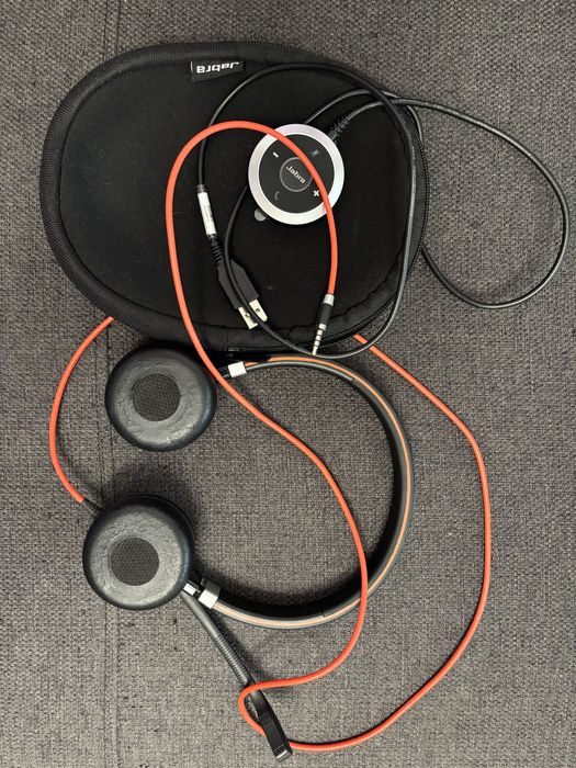 Casti cu fir Jabra Model HSC 017 +GM Netcom+ hisa originala