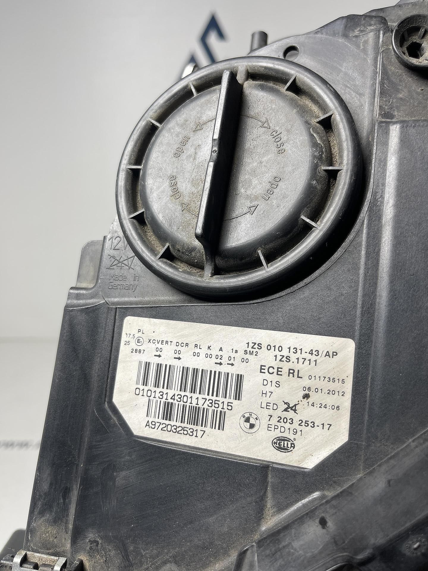 Ляв фар за bmw 5er f10 f11 - 7203253