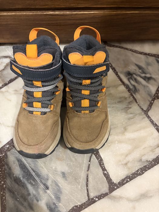 Детски непромокаеми кожени обувки