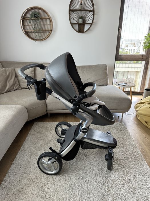 2 in 1 Mima Xari gri + sac lana cadou