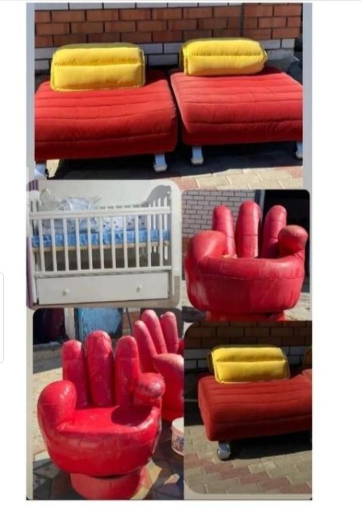 Продам кресло пальчики-10000тг, и кресло мягкая мебель 40000 тг.