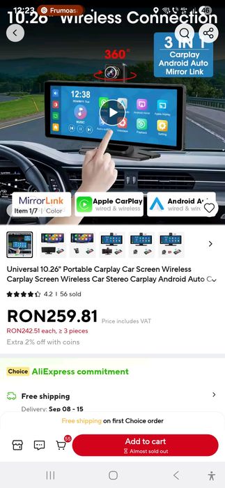 Tableta Android Auto