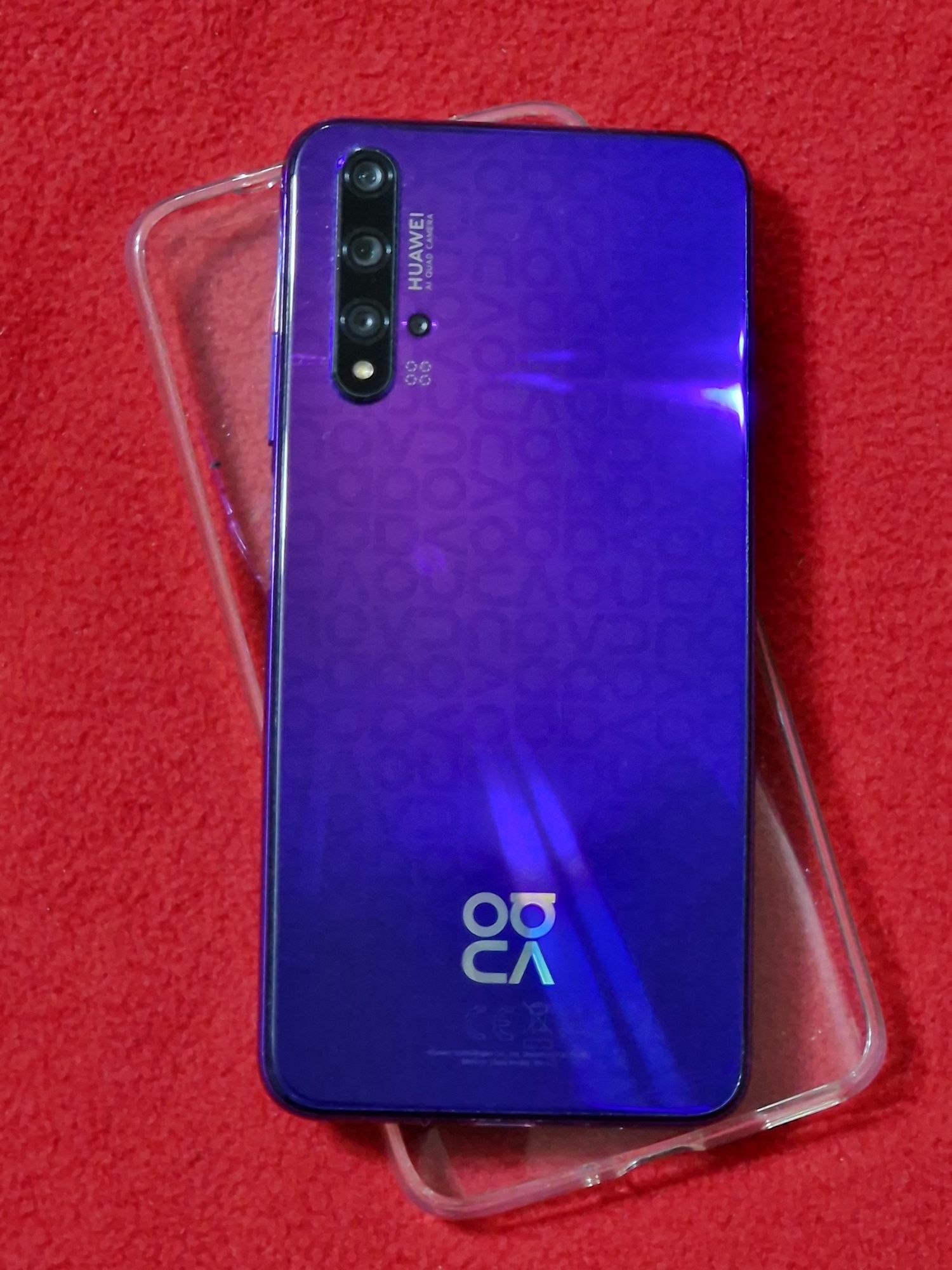 Huawei Nova 5T Purple 128Gb, 6Gb Ram, Husa inclusa. Pret 750 lei.