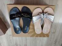 Papuci piele naturala,,falcomer,, ,,Joy by crocs,,