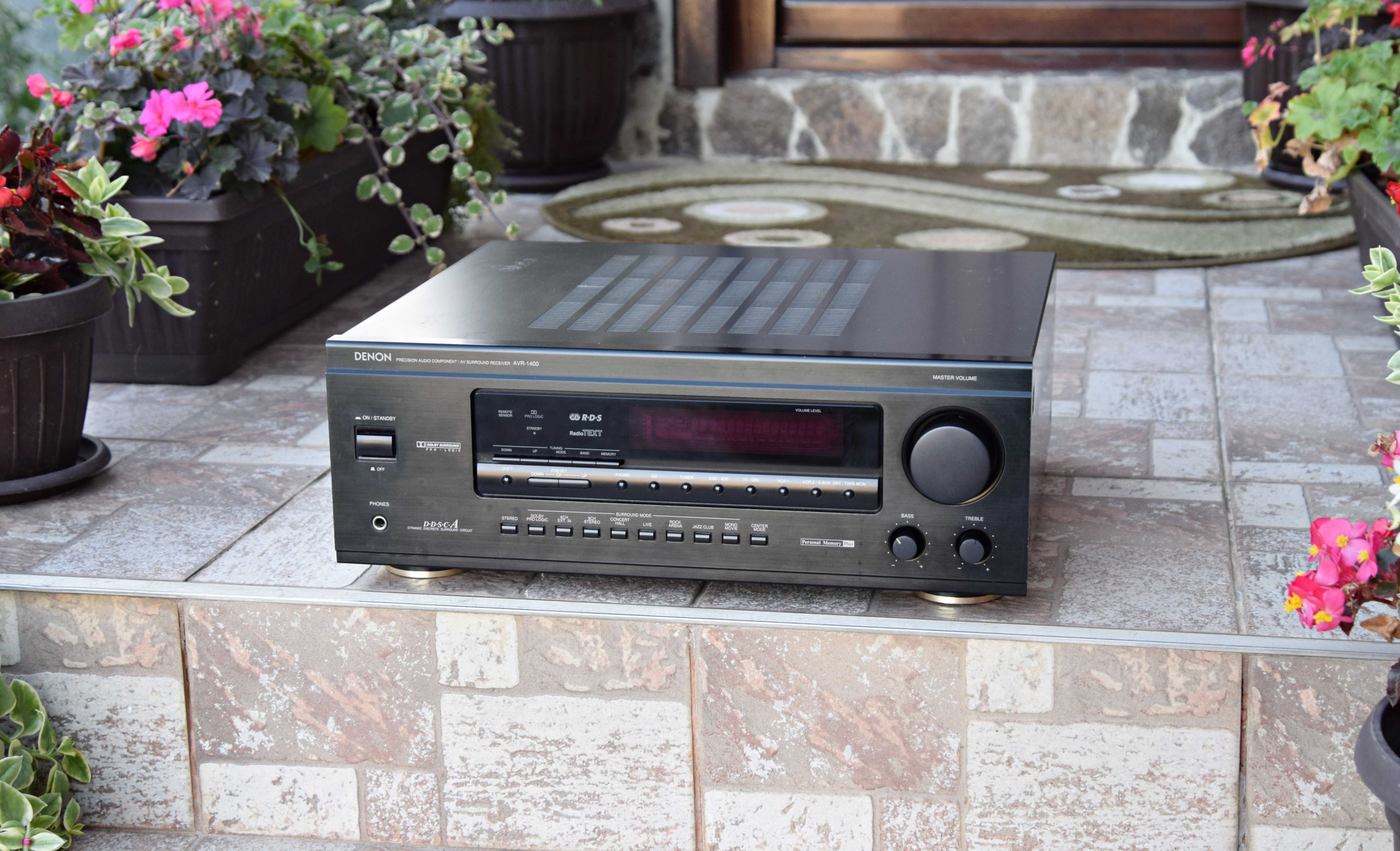 Amplificator 5.1 Denon AVR-1400, Receiver, bi-wiring