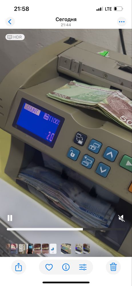 500 000 som Pul sanedigan aparat Счетчик банкнот Cassida